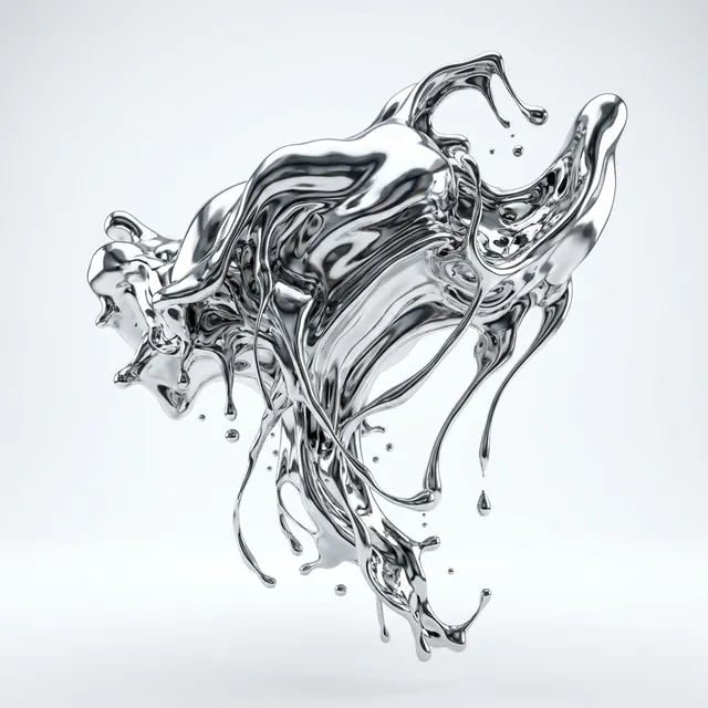 Auve liquid chrome accessory artwork