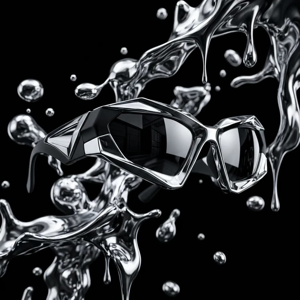 Auve chrome sunglasses styled in Cambodia