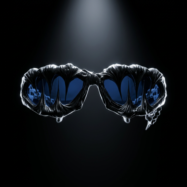 Fang Sunglasses Blue lens Y2K Y2K Sunglasses Cambodia Auve